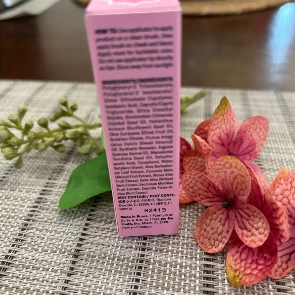 Youthforia 6.5ml color Blush oil BYO Blush Let’s go party color